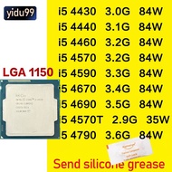 Intel Core i5 4430 4440 4460 i5 4570 4590 4570t i5 4670 4690 4670 4790 CPU quad-core LGA1150 supports H81 B85 motherboard desktop processor