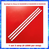 NEW Backlight LED- TV Sharp LC-32LE260M LC-32LE265M LC-32LE263M LC-32LE375X