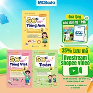 Book - 50 Questions to quickly increase scores in 3 subjects for grade 4 - Math - Vietnamese - Engli