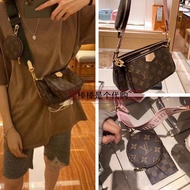 LV sling bag❁☬✐Purchasing LV/Louis Vuitton handbags five-in-one chain mahjong bag MULTI shoulder mes
