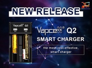 Vapcell Q2 charger simple Smart 2 Slot 1A Micro USB for 10340(RCR123)/10440/14500/16340/16650/17500/