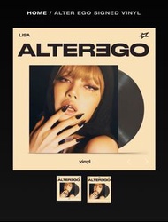 BLACKPINK Lisa 新專輯 alterego 黑膠唱片（簽名版(不是印簽）（代）