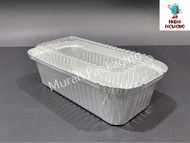 MYCHEF 4573-P Aluminium Foil Tray with Clear Lid (5 sets ±) / Rectangle / Rectangular / Foil Tray