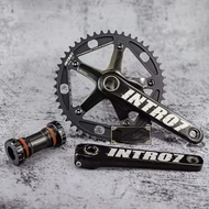 Đùi đĩa 1 tầng xe đạp Fixed Gear trục rỗng INTRO7