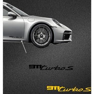 Suitable for PORSCHE Stickers, 911 turbo s Car Door Stickers, 992 Car Rear Decoration Stickers