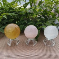 3個一齊（粉水晶球&黃&白方解石球）清貨價推薦