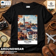T-SHIRT BY ESTONIA 5, WEAR COUNTRYTAG ASSAL ESTONIA PREMIUM SOUVENIR MATERIAL GIFT