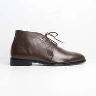 Lanbaharin Chukka Mocha Leather Boots Kasut Kulit