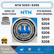NTN 5203 5204 5205 5206 5207 5208 Double Row Angular Contact Ball Bearing 100% Original NTN