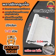 พลาสติกคลุมเห็ด หนา 0.04mm. กว้าง 1.4m. ยาว 29m (สีใส) หนัก 1.5kg. 1-20 ม้วน คลุมเห็ดฟาง เห็ดโคนน้อย คลุมแปลงเพาะเห็ด พลาสติกPE ผ้าคลุมเห็ด PEคลุมเห็ด