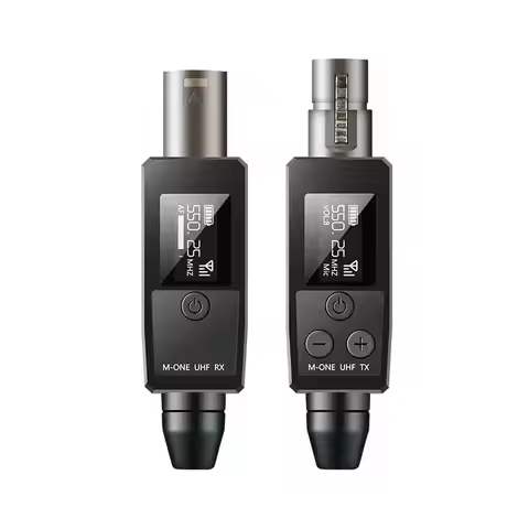 VK-38 UHF Wireless Microphone Converter XLR Transmitter And Receiver For Dynamic Microphone Guitar R