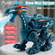 Ready Stock Mechanical Dragon Dinosaur Pterosaur Toy with Mist Dragon Walking Toy Mist Spray Dragon 