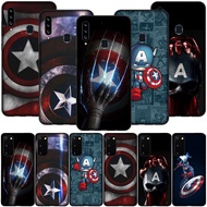 Casing iPhone 12 Mini 11 Pro Max 12Mini 11Pro 12Pro SE 2 2020 Soft Cover Phone Case Marvel Captain America shield