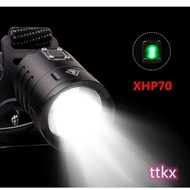 Xhp70 Senter Kepala Led 50000 Lumens Dengan Usb Bisa Diisi Ulang