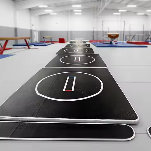 Customized Wrestling Air Mat Drop Stitch Inflatable Air Track Floor Gymnastic Fighting Air Mattress