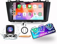 Kunfine Car CarPlay Android Auto Navigation Stereo GPS Radio Reverse Camera Display 9" IPS Touchscre