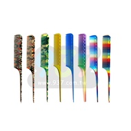 101 Painted Pointed-Tail Comb Fine-Tooth Comb Portable Comb Bangs Comb Hair Straightening Comb Long-