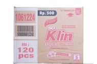 Promo 120 Sachet / 1 Dus Soklin Liquid 20 ML -  Deterjen Cair Soklin Liquid Eceran 500