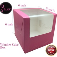 [6x6x6 inch L Sharp ]Cake-Box-Kotak-Kek-Bakery-Packaging-Box-Ready-Stock