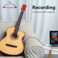 [deevoka] 1/4 Inch TS to 3.5mm TRS Cable, Heavy Duty Copper Shell 6.35mm 1/4 Inch Male to