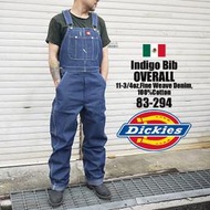 【美國Levis專賣】Dickies Mens Bib Overall 深藍原色 連身褲 寬鬆 直筒褲工作褲30-44腰