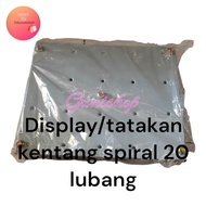 Display/Tatakan Kentang Spiral 20 lubang