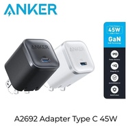 ANKER A2692 - Anker Nano 45W GaN Charger Single Port USB-C Foldable Plug