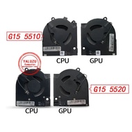 NEW Laptop CPU GPU Cooling Fan For Dell G15 5510 G15 5511 G15 5515 G15 5520 RTX3050 RTX3060 RTX3070 
