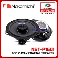 Nakamichi NST-P1601 6.5" 2-Way Coaxial Speaker | OEM Speaker Plug and Play for Axia Bezza Alza Aruz 