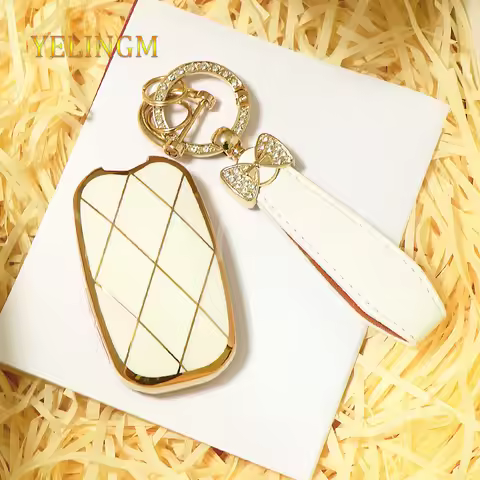 New 6 Botton Car Key Cover Smart Remote Fobs Case Auto Accessory for Hyundai Genesis G80 2023 2024 2