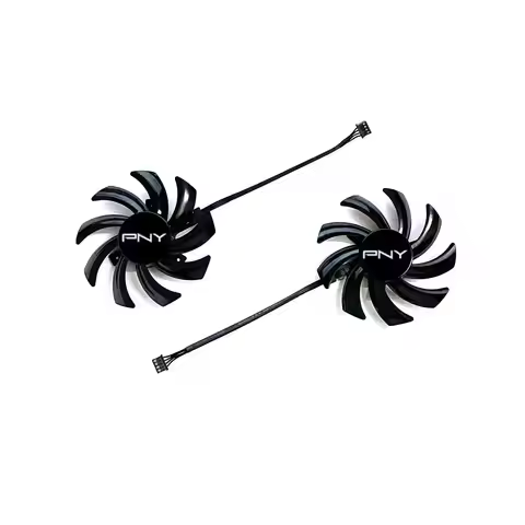For PNY Geforce Rtx4060ti 4070 4070S Verto Dual Fan Graphics Card Replacement Fan New FDC10H12S9-C 4