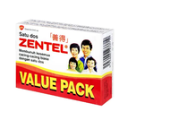 Zentel 200mg tab 4s & 2s / zentel suspension 400mg/10ml