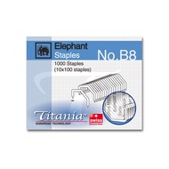 Stapler Elephant Brand TITANIA B8 (Curved Back) 1 000 Needles/Box