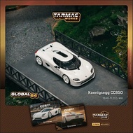 TW 1/64 Koenigsegg CC850 White Alloy Diecast Car Model Toy Birthday Gift