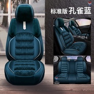 เบาะรถยนต์ขนแกะฤดูหนาว Honda Civic CRV HR-V หุ้มเบาะรถยนต์แบบครอบเต็ม ด้านหน้าพร้อมหมอนรองคอกันกระแท