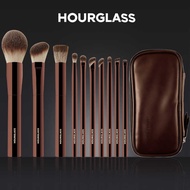 10pcs Portable Hourglass Makeup Brush Set High Quality