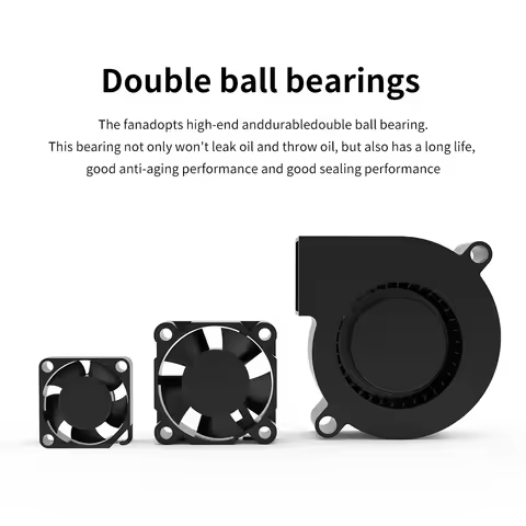 FYSETC Silent Fan For Creality K2 Plus 2507/3010/5015 Fan Pipe Motherboard Axis Cooling Fans 3D Prin