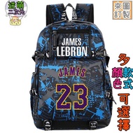 【逆萌二次元】新款實體照 NBA LeBron JAMES勒布朗詹姆斯湖人隊1♥迷彩後背包書包雙肩包電腦包國小國中CG