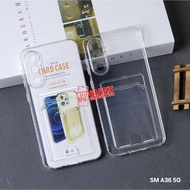 SAMSUNG A36 5G CLEAR CARD CASE CARD SLOT CASE SAMSUNG A36 5G