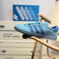 ad IG6195 BALI casual couple suede sports board shoes German training shoes ad Bali blue