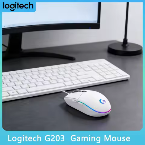 Logitech G203 with 1000Hz Polling Rate Pro Gaming Experience