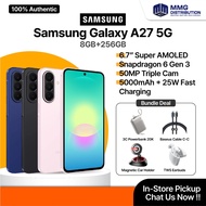 Samsung Galaxy A27 5G (8+256GB) 6.7" FHD+ Super AMOLED Display l Snapdragon 6 Gen 3 l 5000mAh Batter