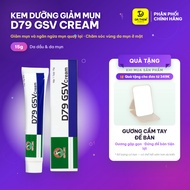 D79 GSV Cream 15g - Prevents Acne, Fade Dark Acne, Controls Oil for Face, Chest, Back - Dr More