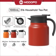 MODOFO Portable Stainless Steel Thermal Insulation Teapot