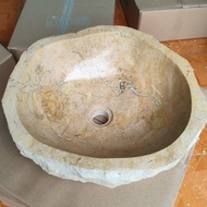 Sink marblenatural yellow erosion/