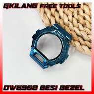 DW6900 Stainless Steel Bezel Customized G Shock DW6900 Strap Jam Tali DW6900 Metal Bezel