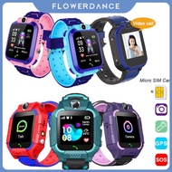 Kids Smart Watch Waterproof Gps/lbs Tracker Touch Screen Sos Anti-lost Children Kids Imoo Watch Phone Support 4g Sim flower