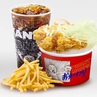 Katsu Chicken Rice Bowl Set [With Fries and Soft Drink]