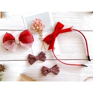 Red Colour Series 5 Hair Accessories