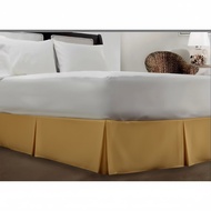 SANTAS ผ้าระบายเตียง ผ้าคลุมเตียง แบบจีบรอบ